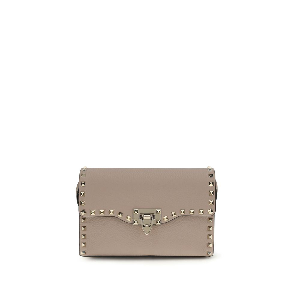 Valentino Garavani Multicolor Calf Leather Bos Taurus Shoulder Bag Valentino Garavani