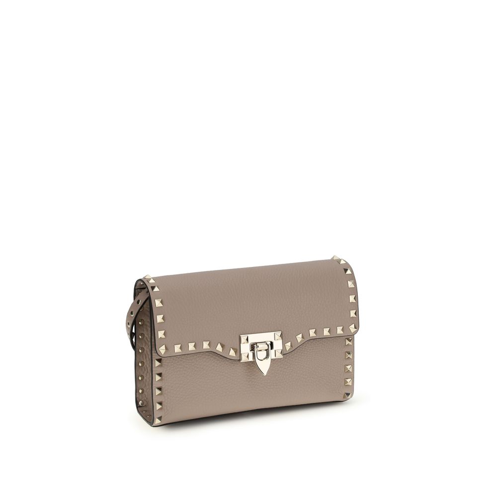 Valentino Garavani Multicolor Calf Leather Bos Taurus Shoulder Bag Valentino Garavani