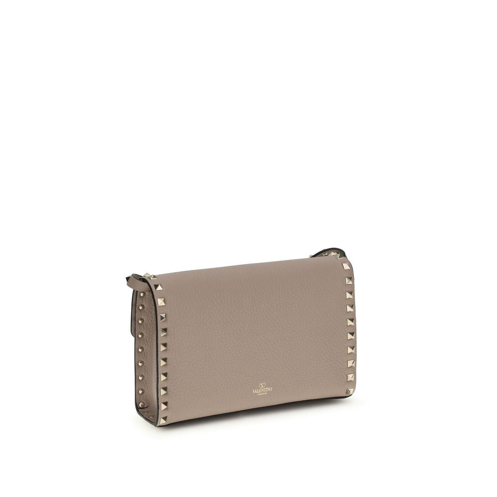 Valentino Garavani Multicolor Calf Leather Bos Taurus Shoulder Bag Valentino Garavani