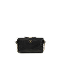 Valentino Garavani Black Calf Leather Bos Taurus Shoulder Bag Valentino Garavani