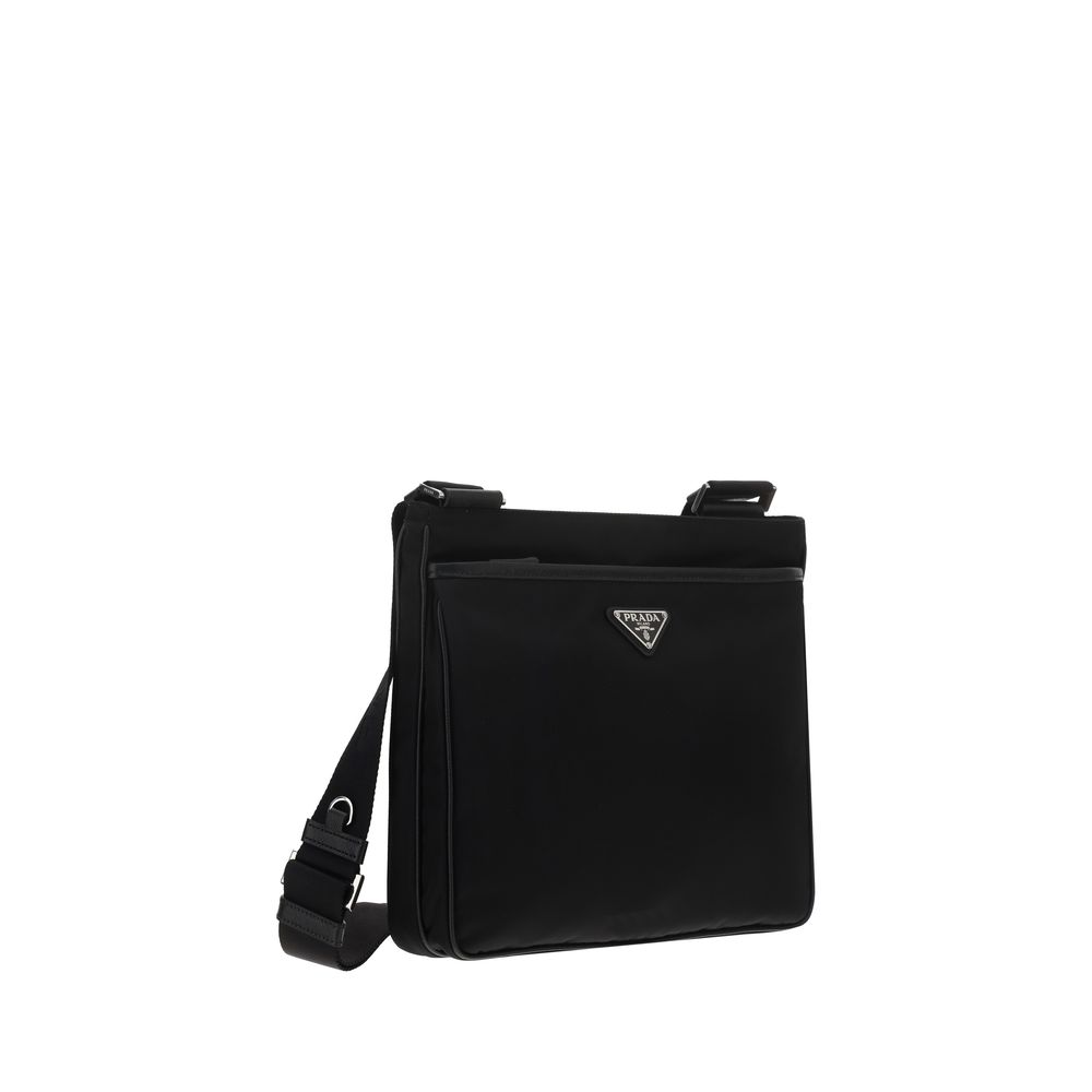 Prada Black Nylon Shoulder Bag Prada