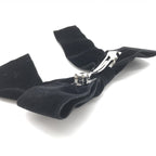 Chanel Black Velvet Bow Hair Accessory Chanel