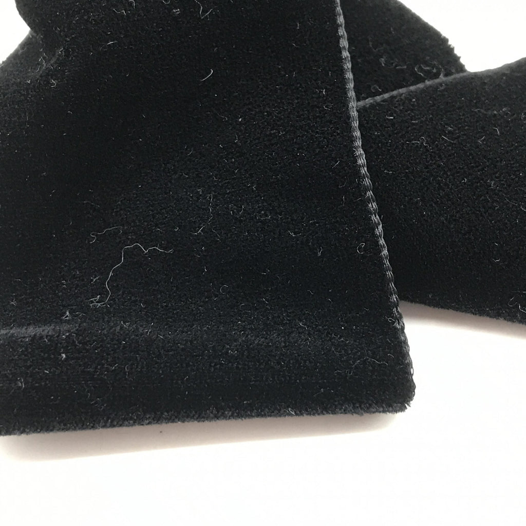 Chanel Black Velvet Bow Hair Accessory Chanel