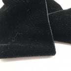 Chanel Black Velvet Bow Hair Accessory Chanel
