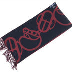 Hermès Cashmere Muffler In Burgundy Color Hermès