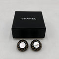 Chanel CC Button Clip-On Earrings Chanel
