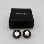 Chanel CC Button Clip-On Earrings Chanel