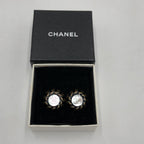 Chanel CC Button Clip-On Earrings Chanel
