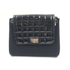 Chanel Chocolate Bar Patent Leather Shoulder Bag Chanel