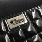 Chanel Chocolate Bar Patent Leather Shoulder Bag Chanel