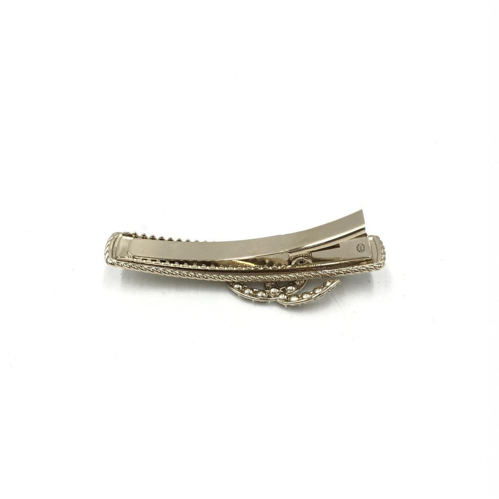Chanel Crystal Pearl CC Hair Clip Chanel