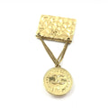 Chanel Gold Plated Bag Motif Brooch Chanel
