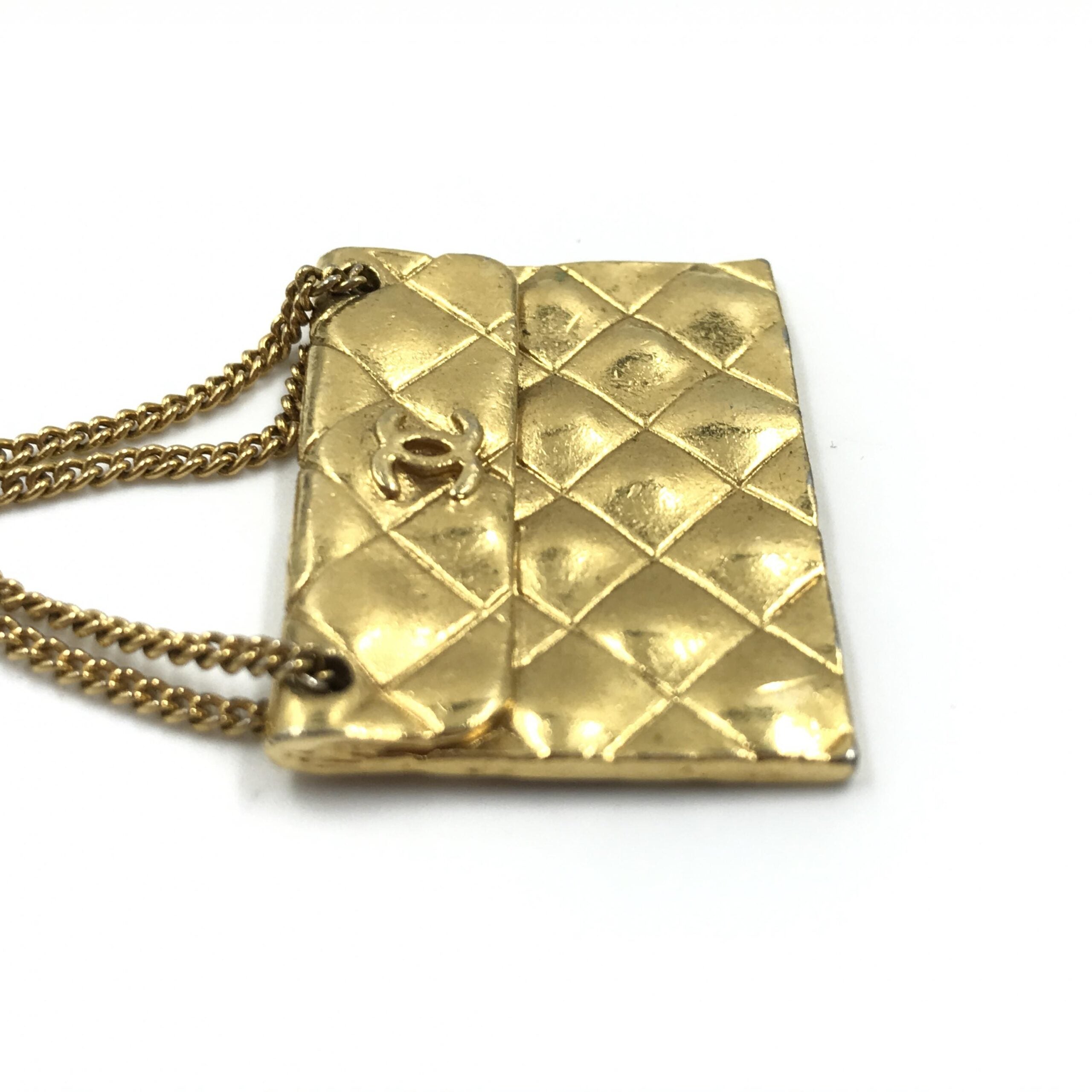Chanel Gold Plated Bag Motif Brooch Chanel