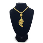Chanel Gold Plated Coco Mark Necklace Chanel