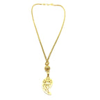 Chanel Gold Plated Coco Mark Necklace Chanel
