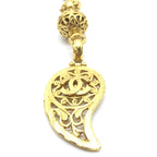 Chanel Gold Plated Coco Mark Necklace Chanel