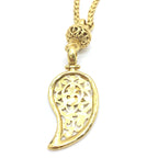 Chanel Gold Plated Coco Mark Necklace Chanel