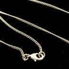 Chanel Gold Tone CC Circle Pendant Necklace Chanel