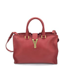 Saint Laurent Leather Handbag With Y Logo Saint Laurent