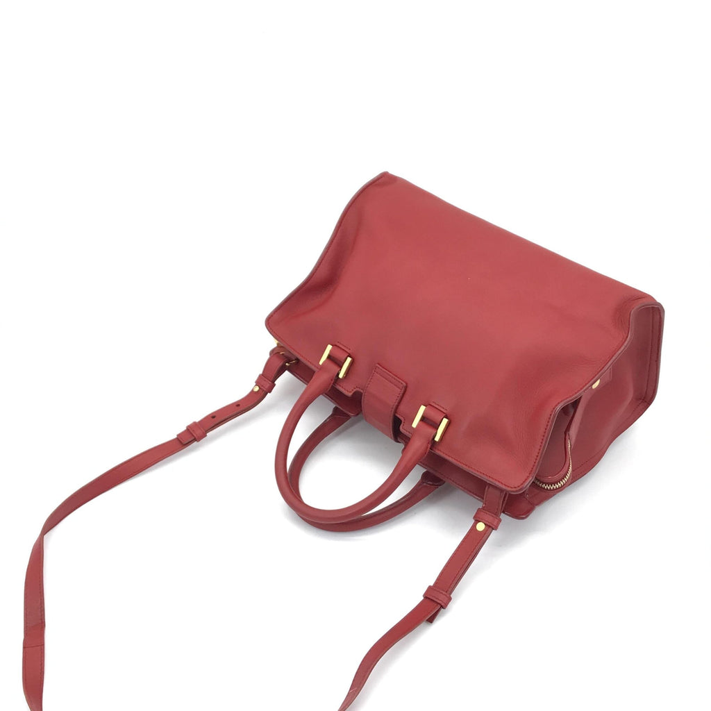 Saint Laurent Leather Handbag With Y Logo Saint Laurent
