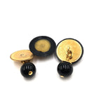 Chanel Matelasse Coco Mark Black Plastic Cufflinks Chanel
