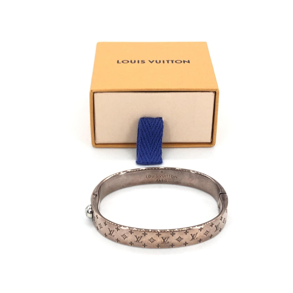 Louis Vuitton Nanogram Cuff Bangle/Plated Louis Vuitton