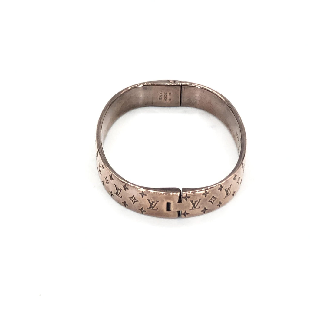 Louis Vuitton Nanogram Cuff Bangle/Plated Louis Vuitton