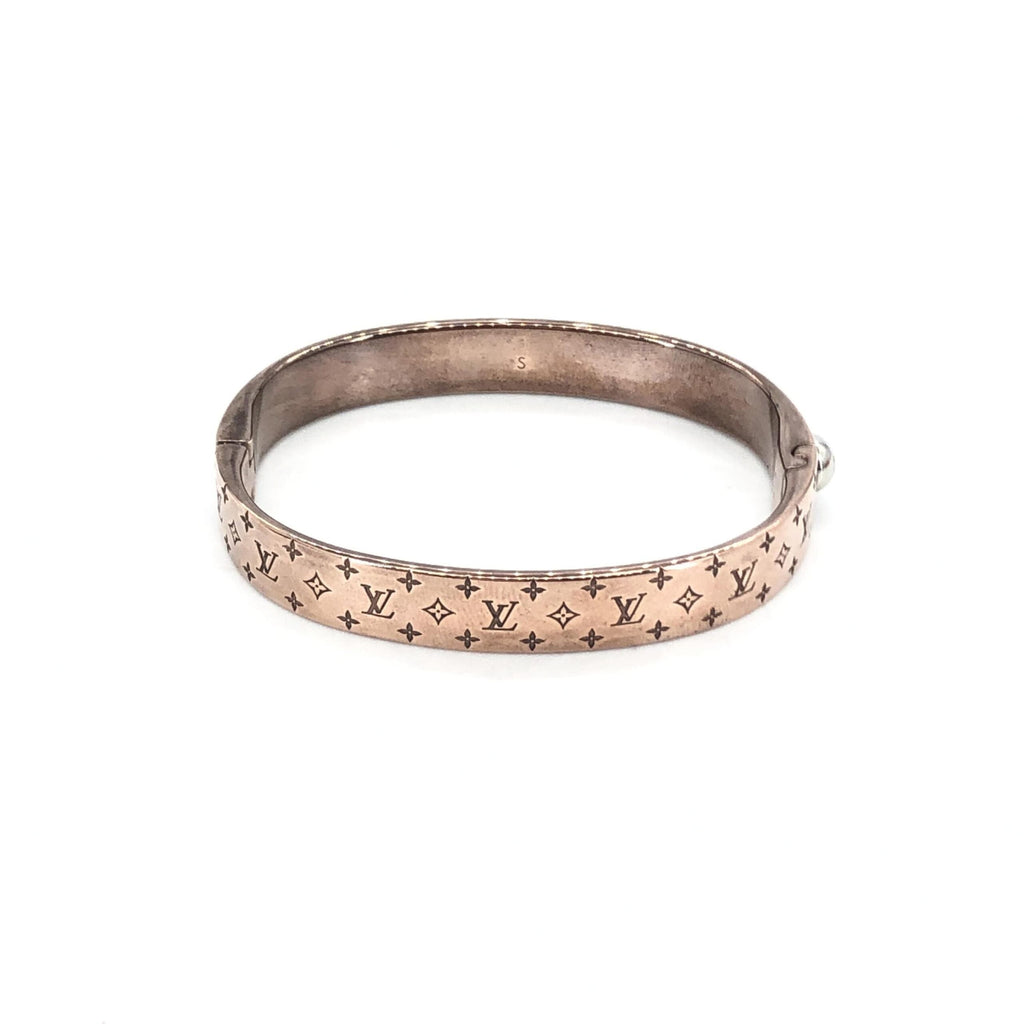 Louis Vuitton Nanogram Cuff Bangle/Plated Louis Vuitton