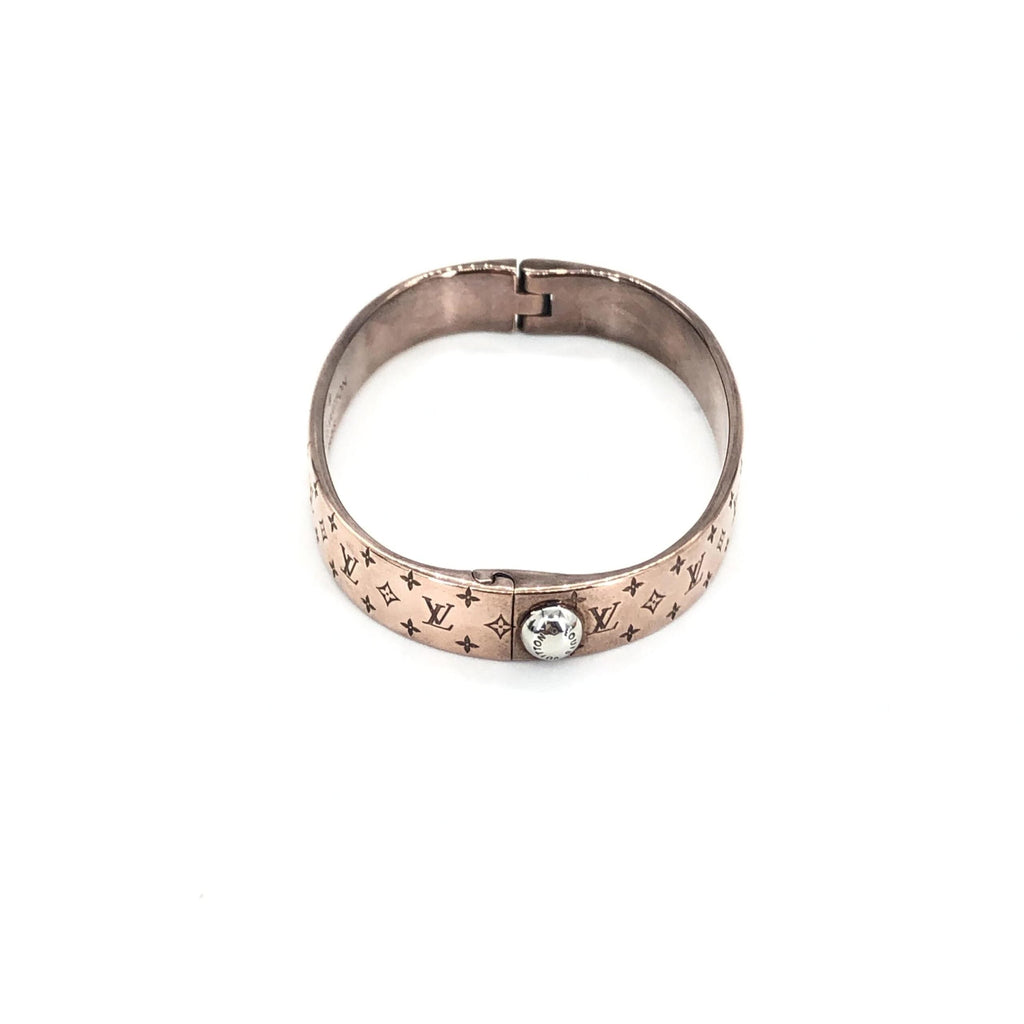 Louis Vuitton Nanogram Cuff Bangle/Plated Louis Vuitton