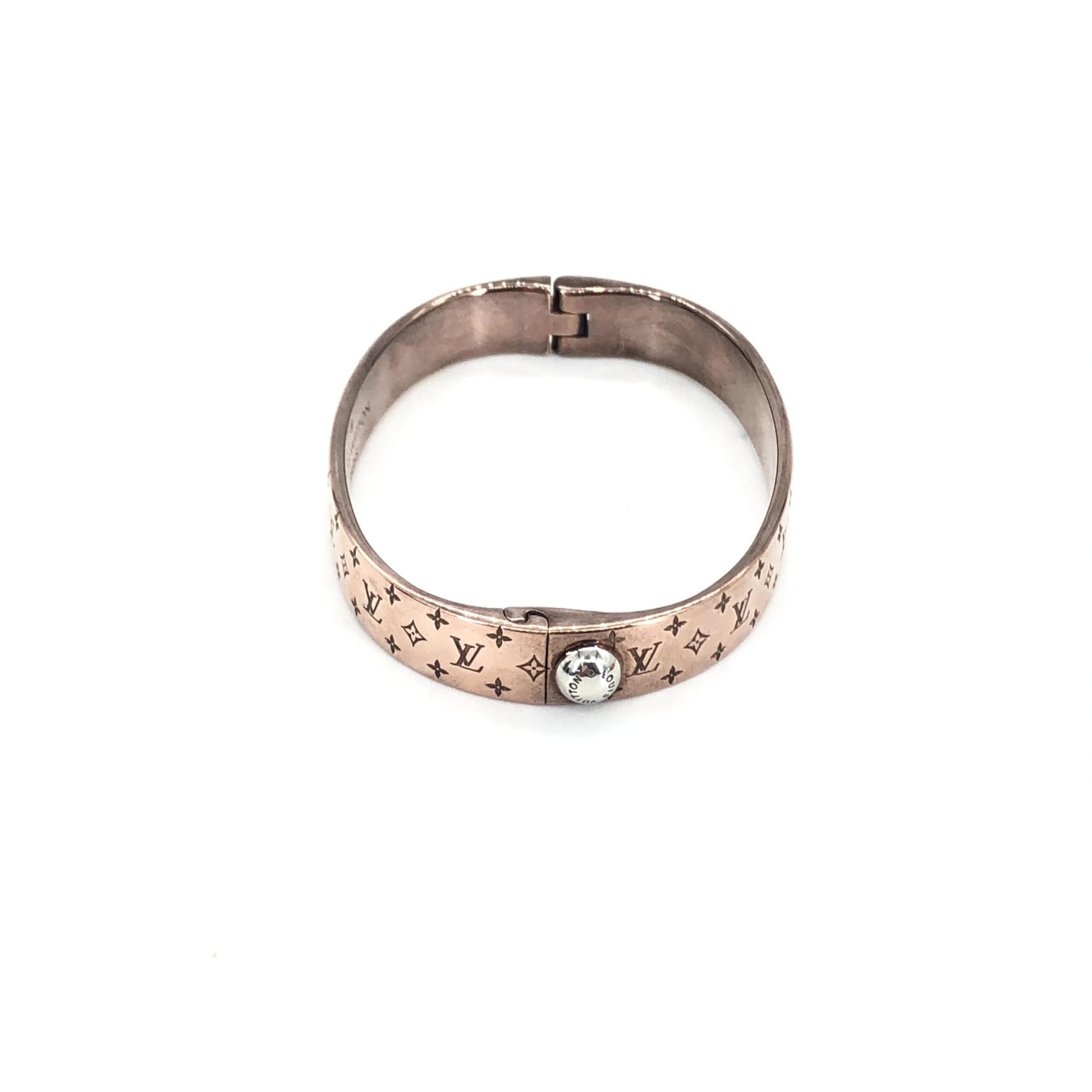 Louis Vuitton Nanogram Cuff Bangle/Plated Louis Vuitton