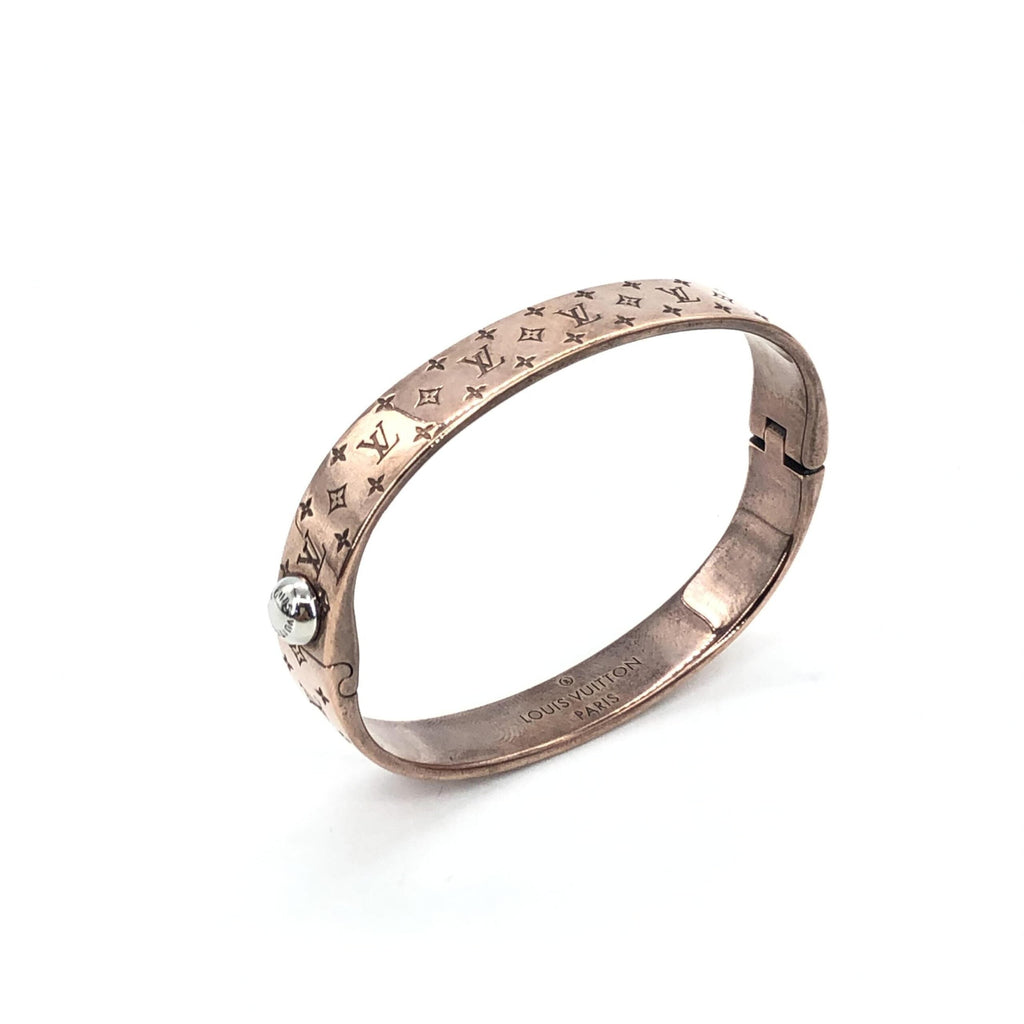 Louis Vuitton Nanogram Cuff Bangle/Plated Louis Vuitton
