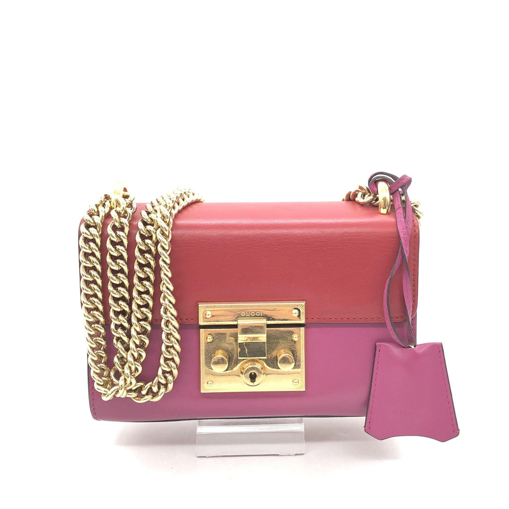 Gucci Padlock Crossbody Shoulder Bag In Pink Gucci