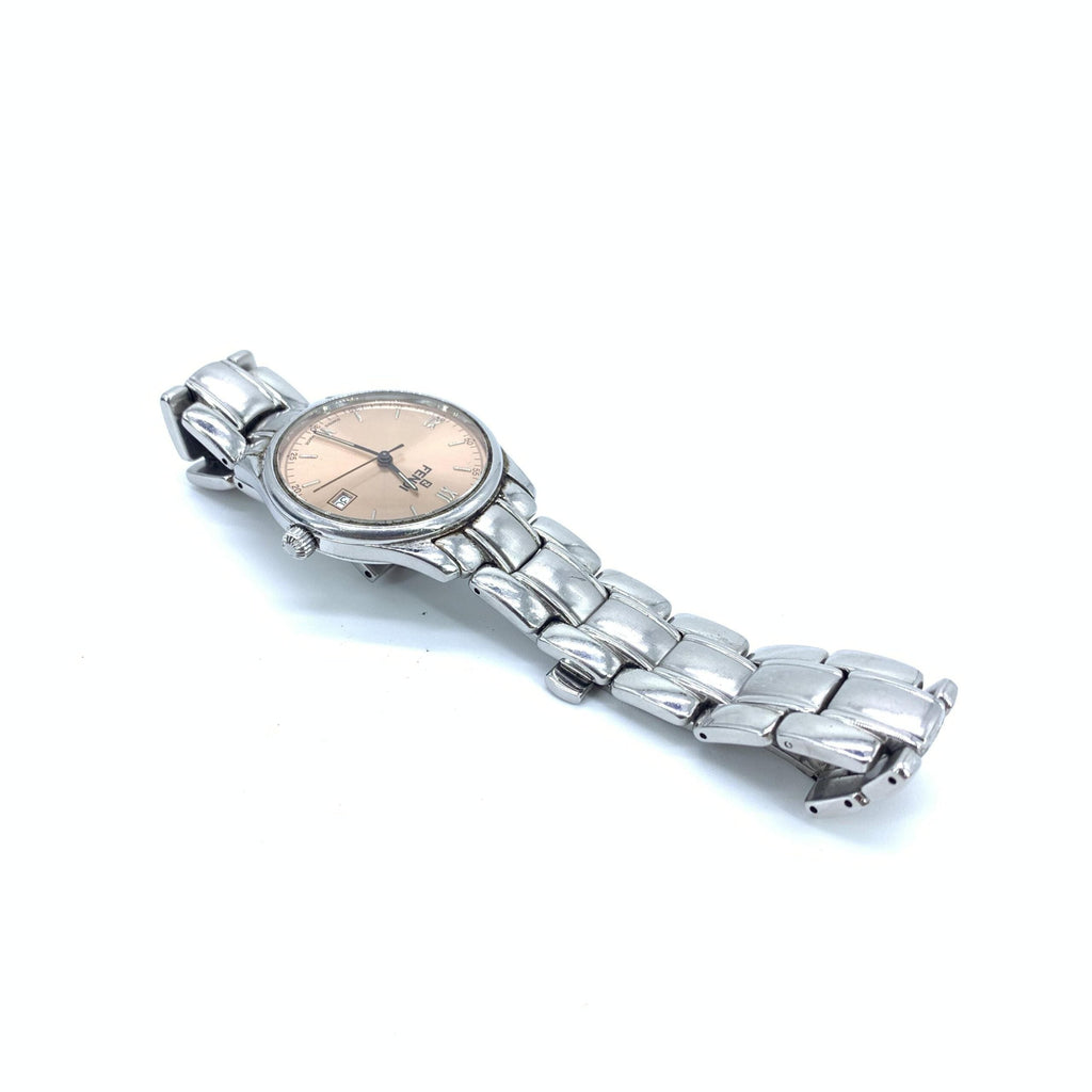 Fendi Pink Champagne Dial Quartz Watch, Stainless Steel Fendi