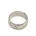Louis Vuitton Silver-Tone Monogram Band Ring Louis Vuitton