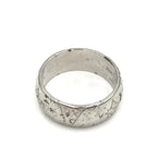 Louis Vuitton Silver-Tone Monogram Band Ring Louis Vuitton