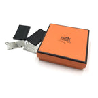 Hermès Silver Tone Half Sun Pendant Set Hermès