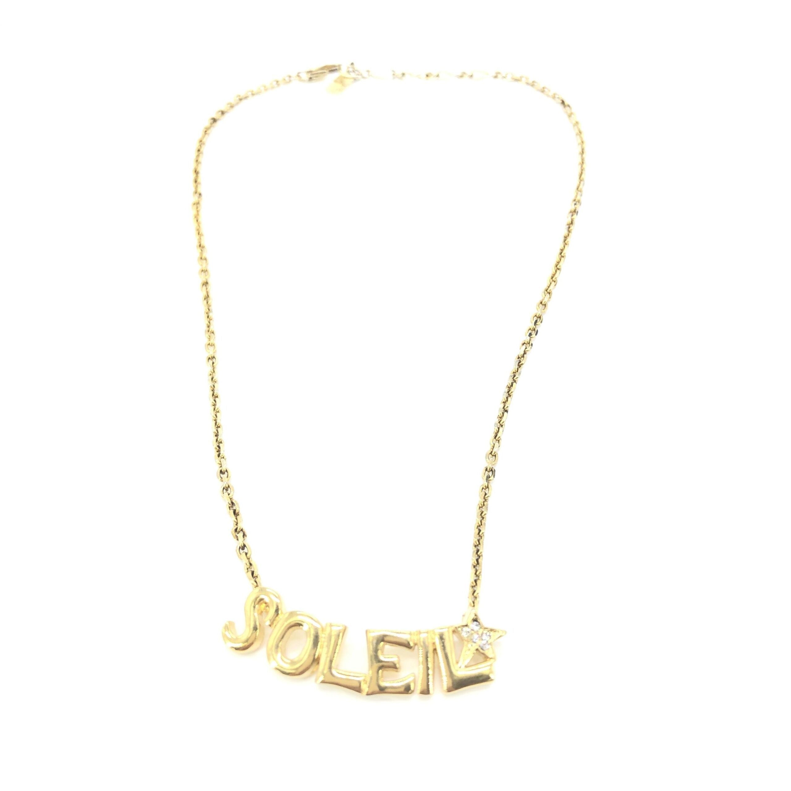Saint Laurent Soleil Designer Statement Necklace Saint Laurent