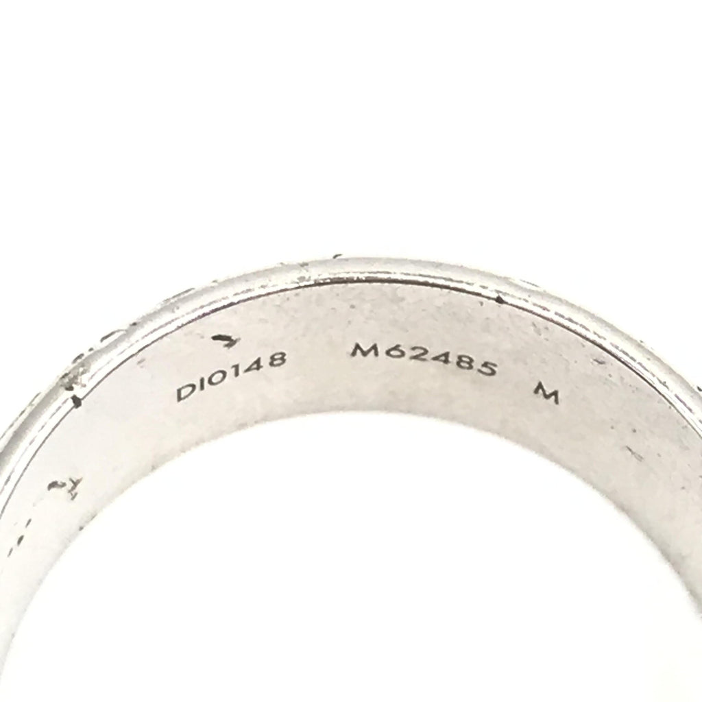 Louis Vuitton Silver-Tone Monogram Band Ring Louis Vuitton