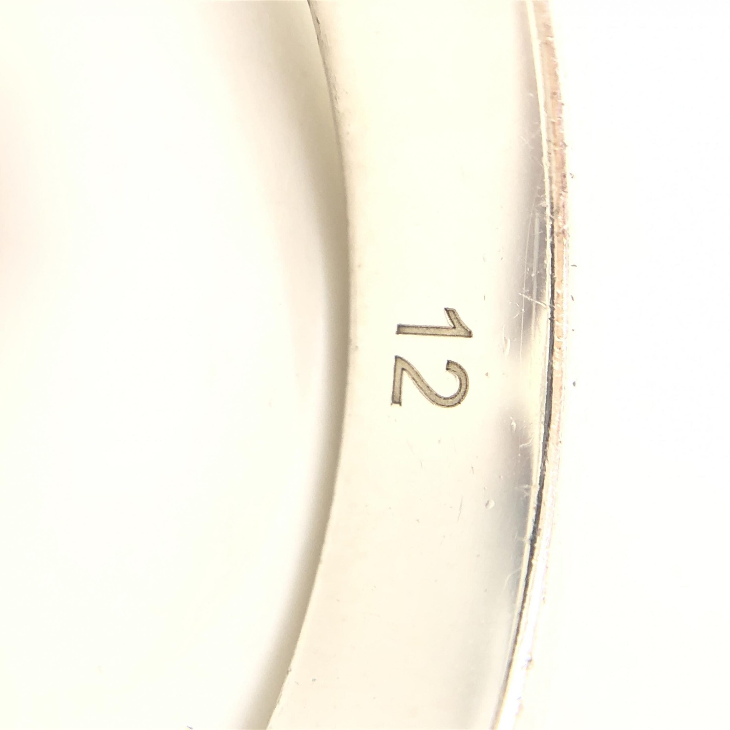 Gucci Sterling Silver Heart Trademark Ring, US Size 5.5 Gucci