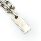 Gucci Sterling Silver Logo Plate Chain Bracelet Gucci