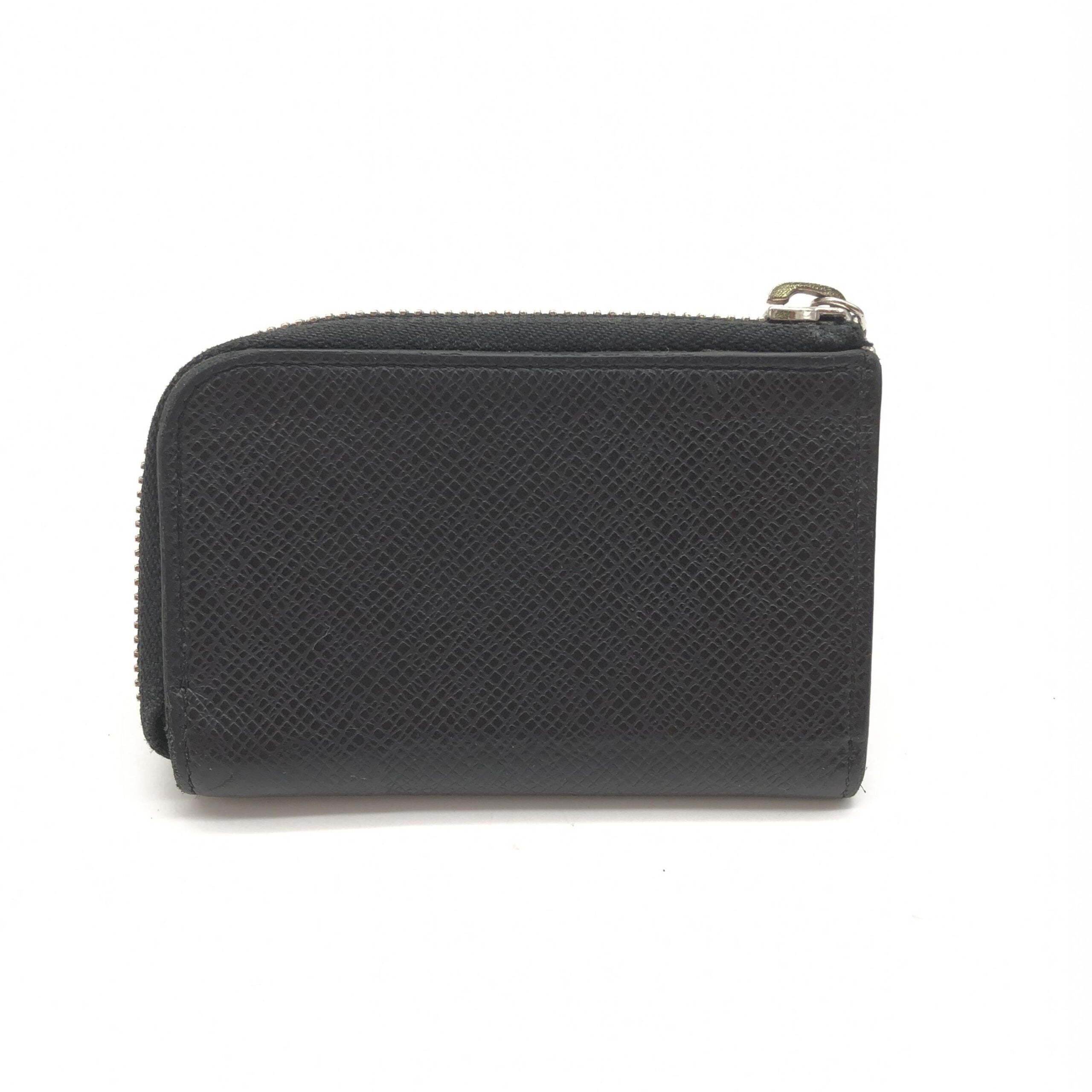 Louis Vuitton Taiga Zippy Coin Purse In Black Louis Vuitton