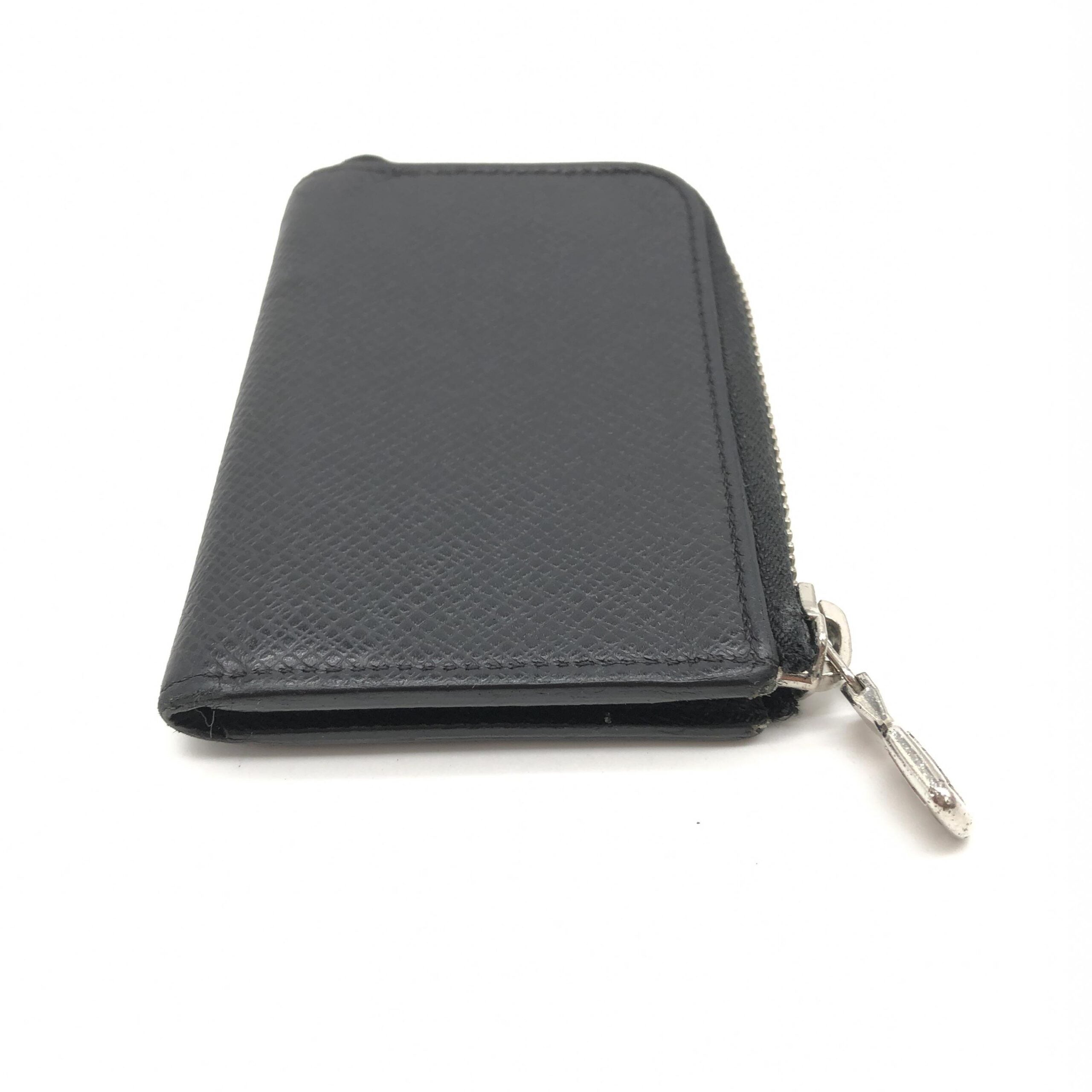 Louis Vuitton Taiga Zippy Coin Purse In Black Louis Vuitton