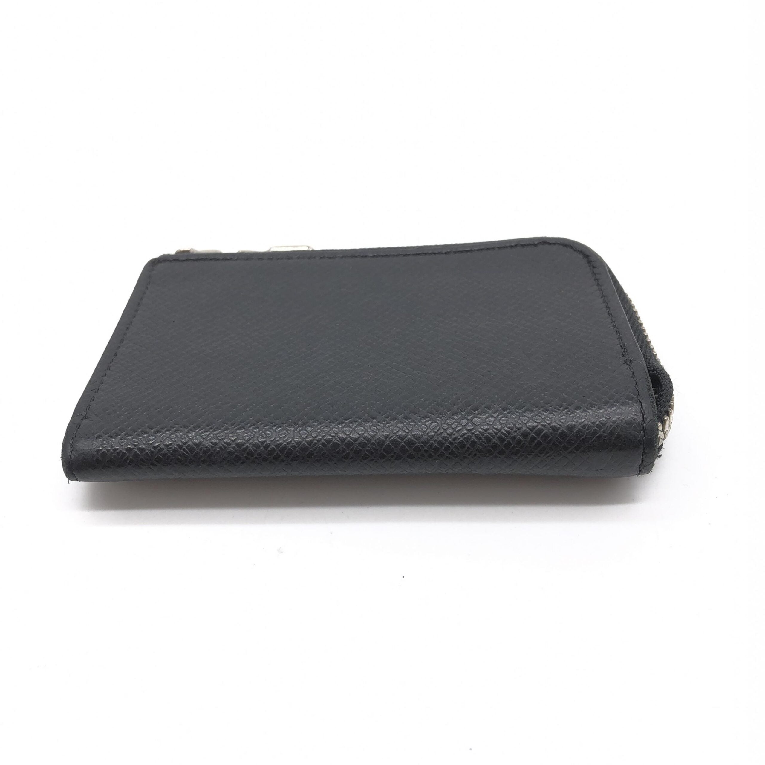 Louis Vuitton Taiga Zippy Coin Purse In Black Louis Vuitton