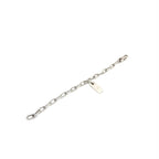 Gucci Sterling Silver Logo Plate Chain Bracelet Gucci