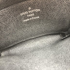 Louis Vuitton Taiga Zippy Coin Purse In Black Louis Vuitton