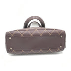 Chanel Wild Stitch Handbag Mini Boston Red Chanel