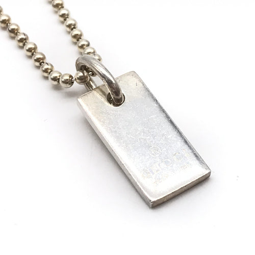 925 Sterling Silver Gucci Necklace Gucci