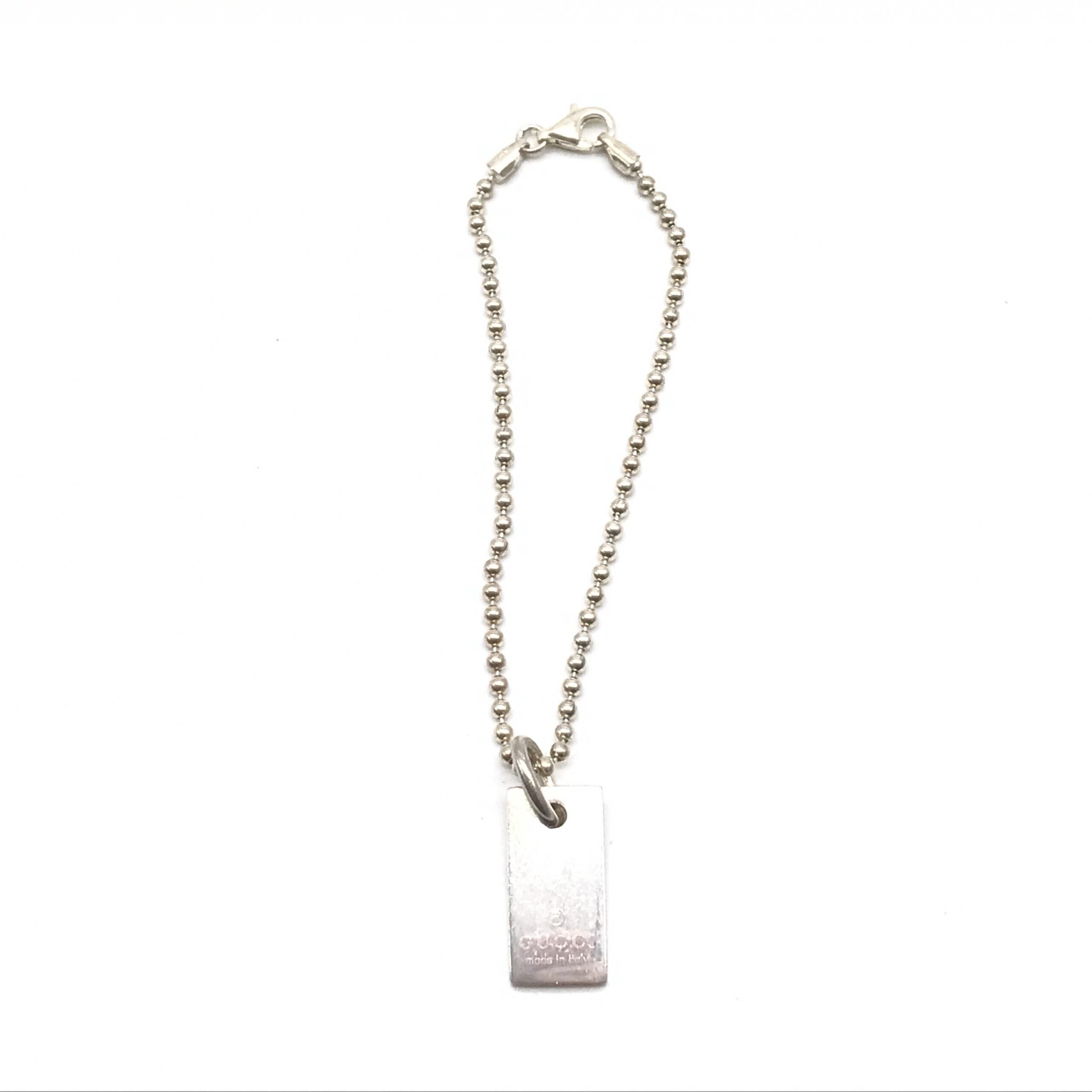 925 Sterling Silver Gucci Necklace Gucci