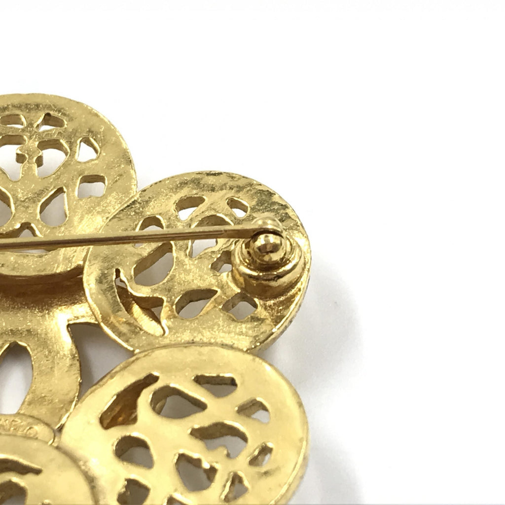 Chanel Costume Jewlery Vintage Brooch Coco Medallian Chanel