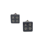 Chanel Coco Mark Square Clip-On Earrings Chanel
